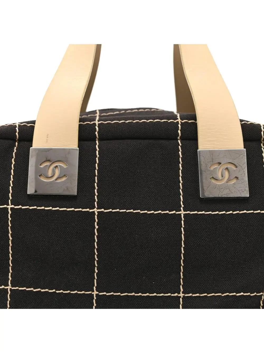 Chanel Canvas Square Stitched Cc Boston #328858C99B